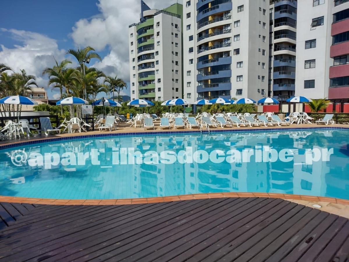 Apto Cond Ilhas Do Caribe - Pr - Beira Mar Matinhos Eksteriør bilde