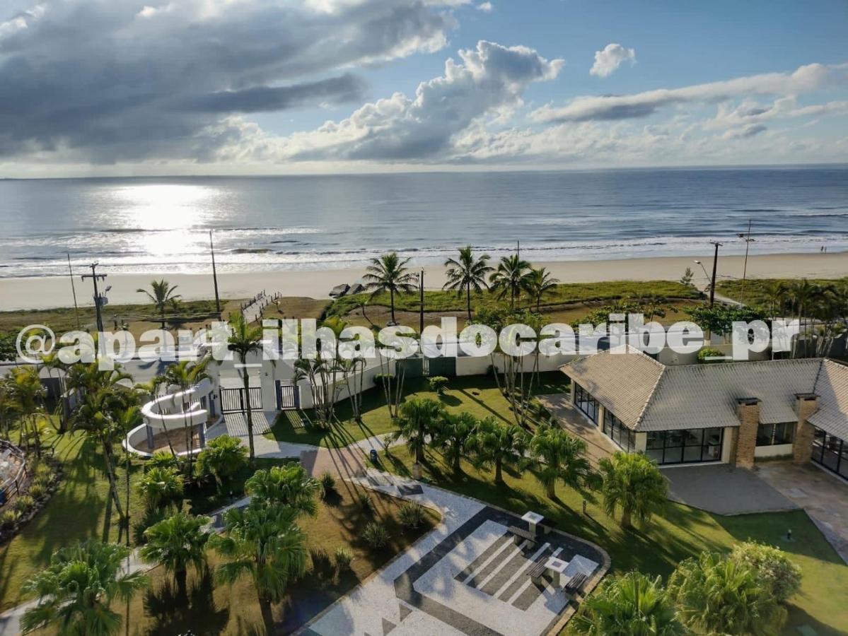 Apto Cond Ilhas Do Caribe - Pr - Beira Mar Matinhos Eksteriør bilde