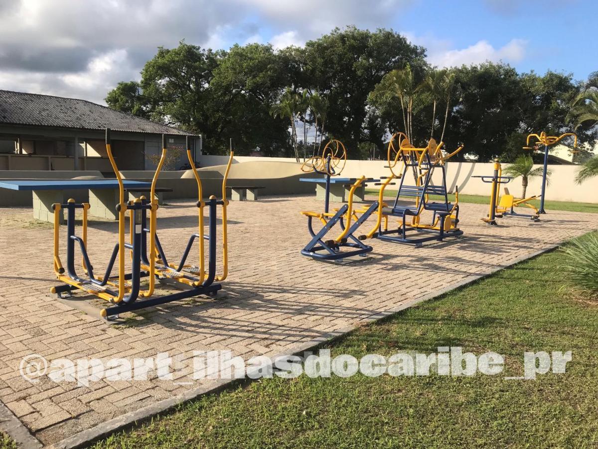 Apto Cond Ilhas Do Caribe - Pr - Beira Mar Matinhos Eksteriør bilde
