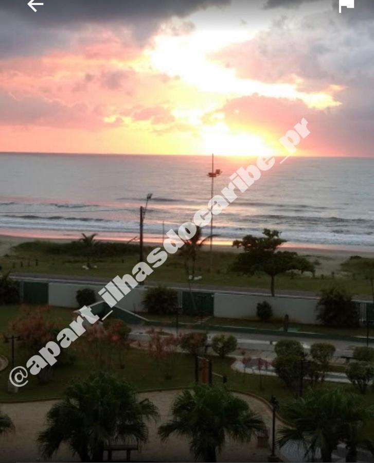 Apto Cond Ilhas Do Caribe - Pr - Beira Mar Matinhos Eksteriør bilde