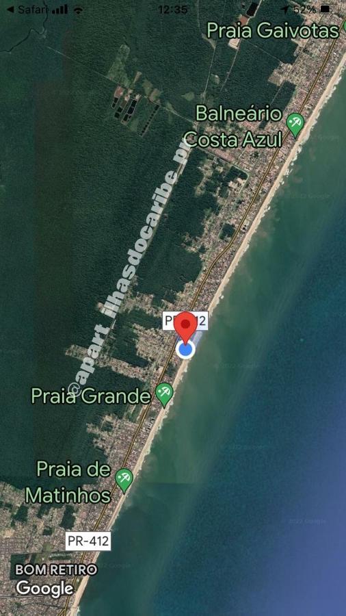 Apto Cond Ilhas Do Caribe - Pr - Beira Mar Matinhos Eksteriør bilde