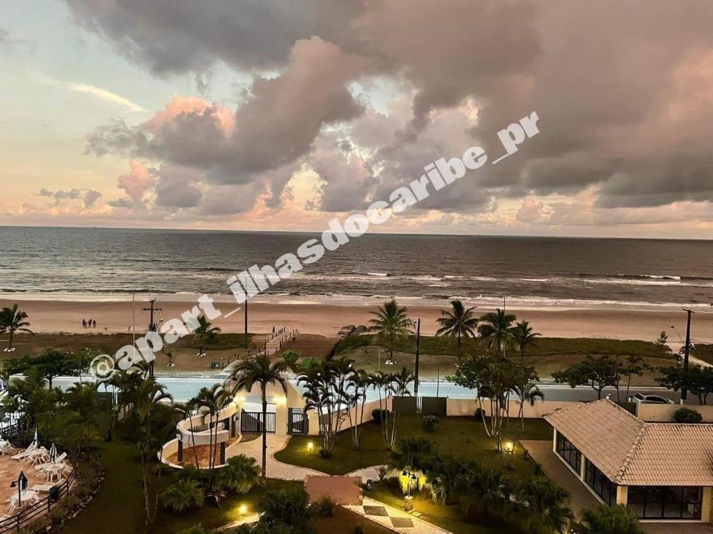 Apto Cond Ilhas Do Caribe - Pr - Beira Mar Matinhos Eksteriør bilde